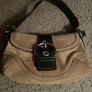 Tan/Brown vintage Coach purse